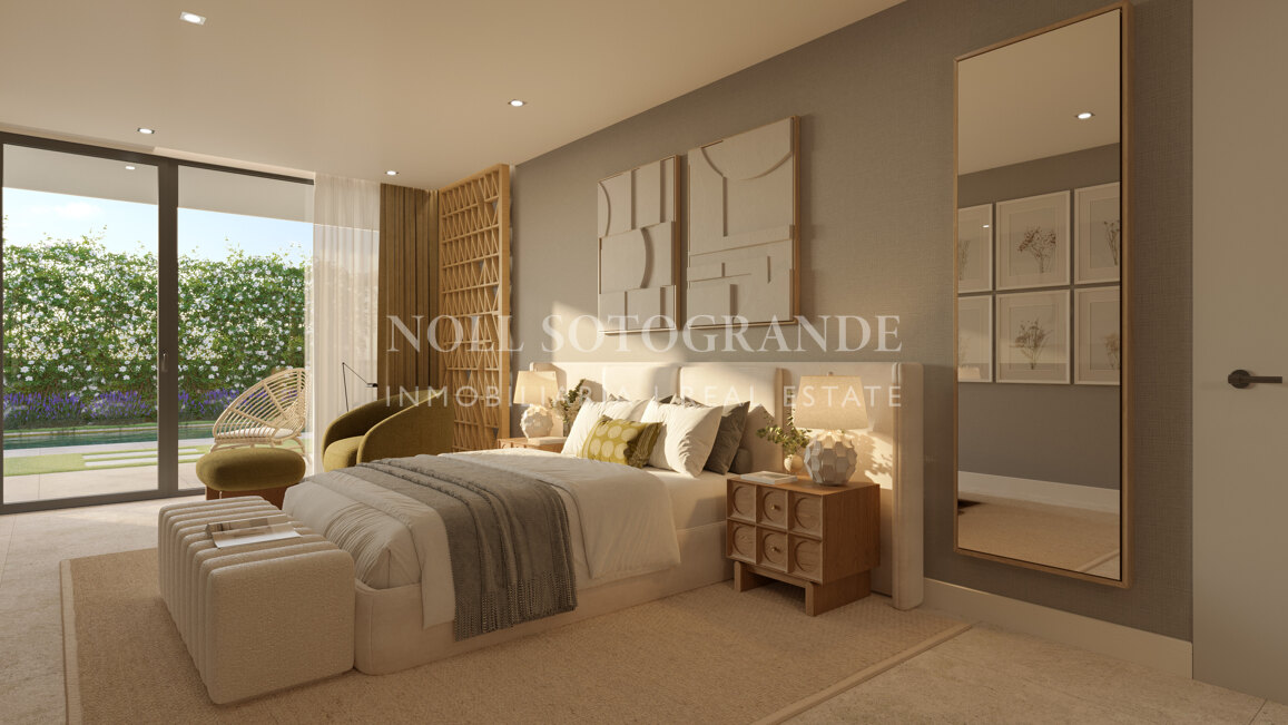 Ein neues Projekt von 14 Luxusreihenhäusern im Bau in Sotogrande