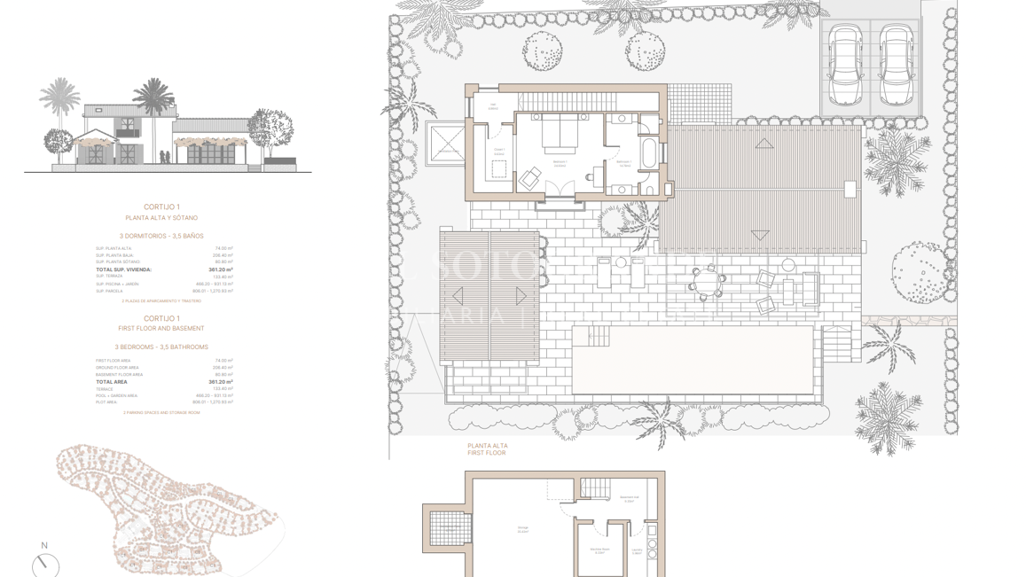 Exklusive mediterrane Villen mit Panoramablick