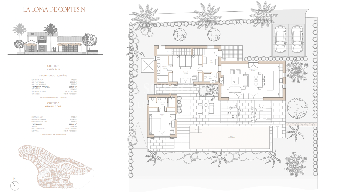Exklusive mediterrane Villen mit Panoramablick