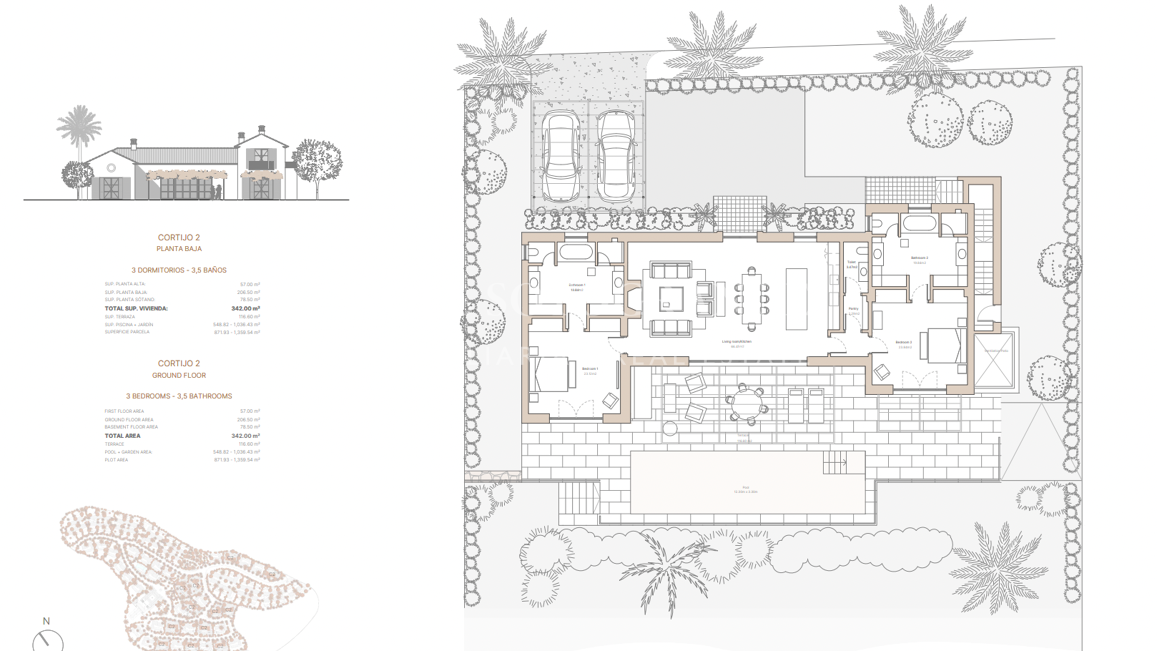 Exklusive mediterrane Villen mit Panoramablick