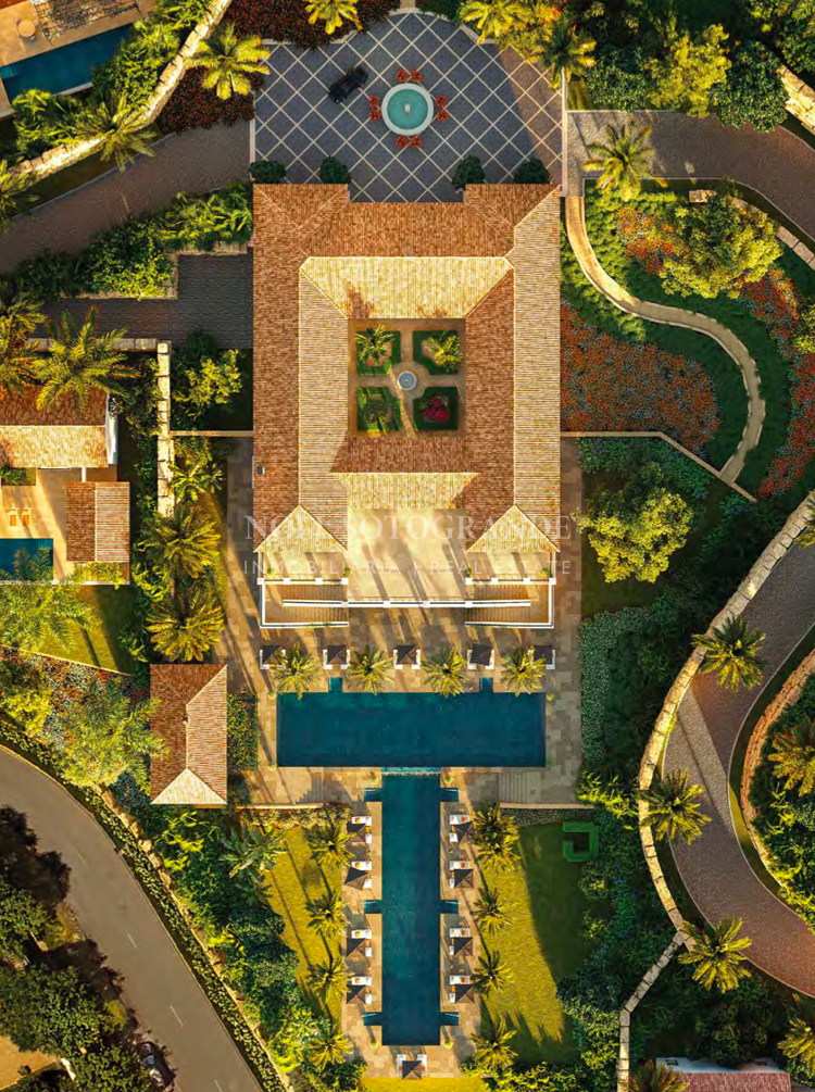 Exklusive mediterrane Villen mit Panoramablick in der Finca Cortesin.