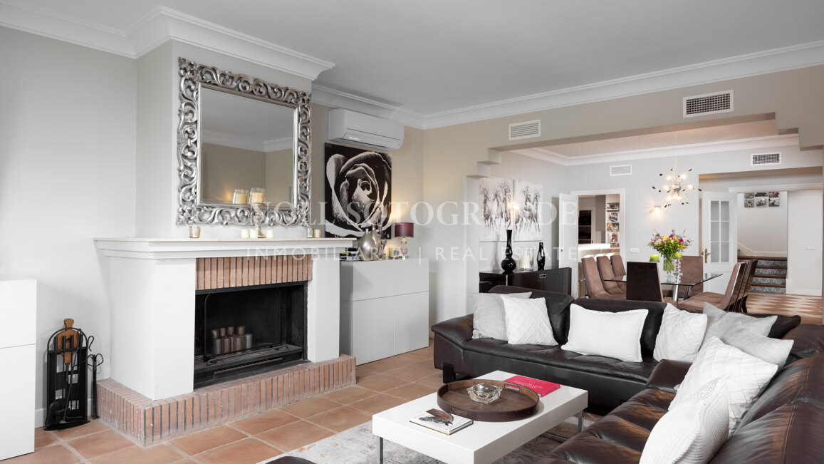 Villa Sotogrande Alto con piscina, jardín y vistas al golf