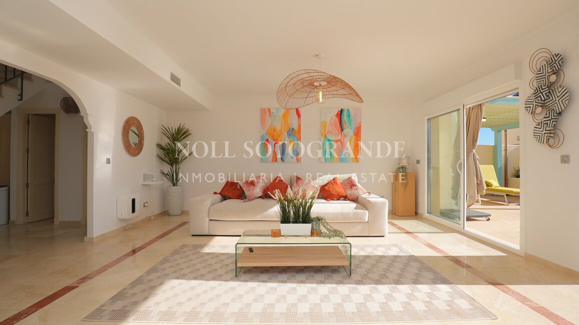 Luxurious 3-Bedroom Penthouse in San Roque Club with Sea Views