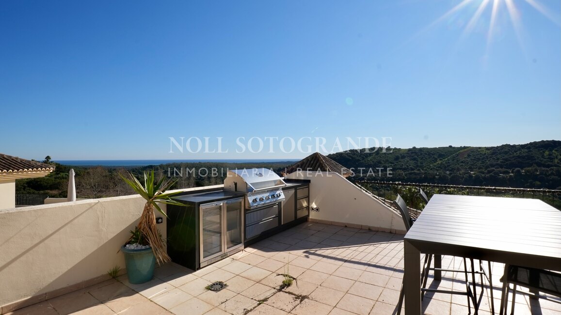 Luxurious 3-Bedroom Penthouse in San Roque Club with Sea Views