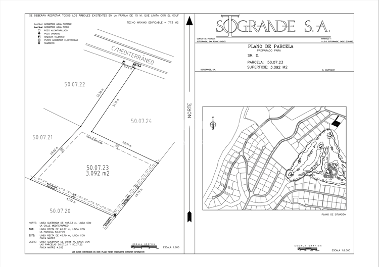 Exclusive plot for sale in La Reserva de Sotogrande