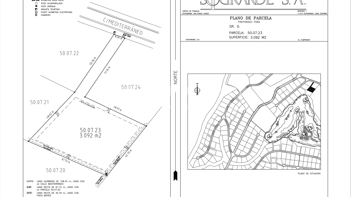 Exclusive plot for sale in La Reserva de Sotogrande