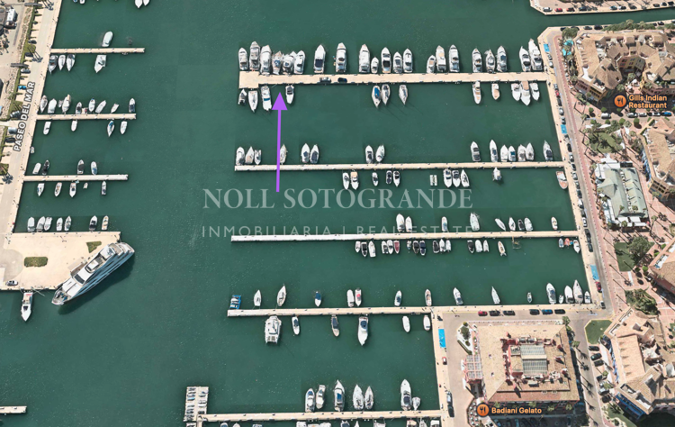 Liegeplatz zu verkaufen – 15 × 4,5 m | Pier 5, Hafen Sotogrande