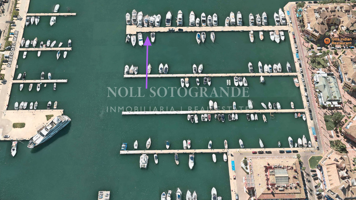 Liegeplatz zu verkaufen – 15 × 4,5 m | Pier 5, Hafen Sotogrande