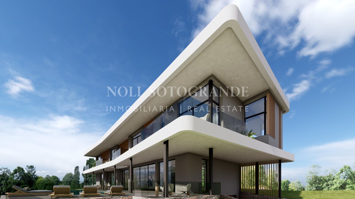 Flaches Baugrundstück mit Meerblick und Baugenehmigung in La Reserva de Sotogrande