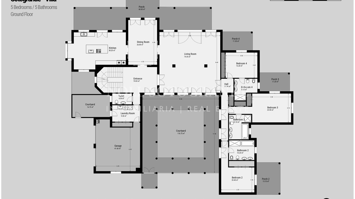 Luxuriöse 5-Schlafzimmer-Villa mit Kino in La Reserva de Sotogrande