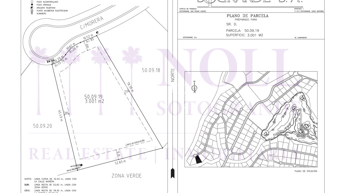 Vier zusammenhängende Grundstücke zum Verkauf in La Reserva, Sotogrande