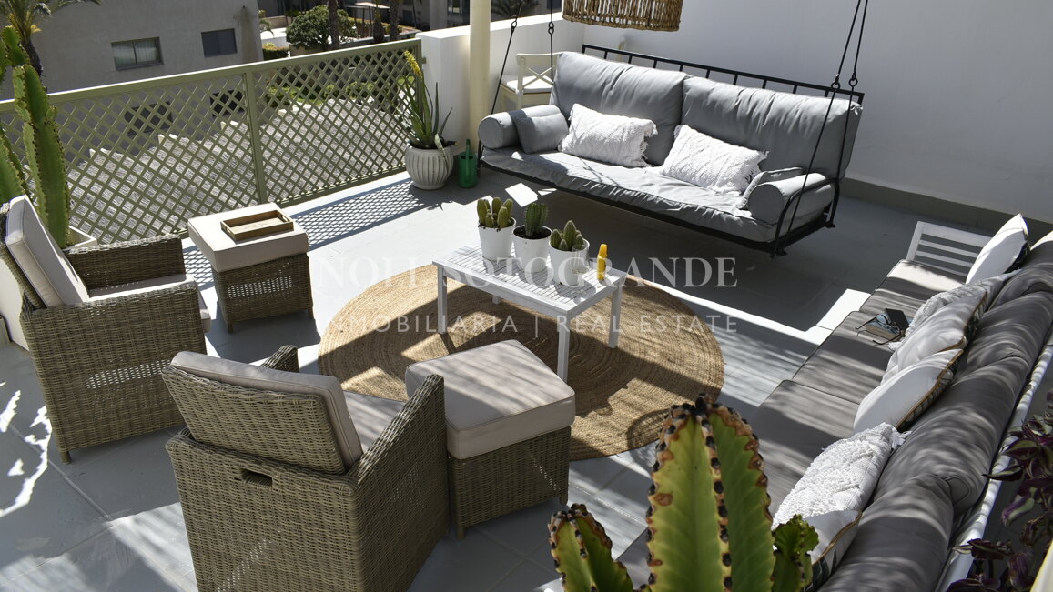 Penthaus mit privatem Pool in Ribera del Alboaire zur Ferienvermietung