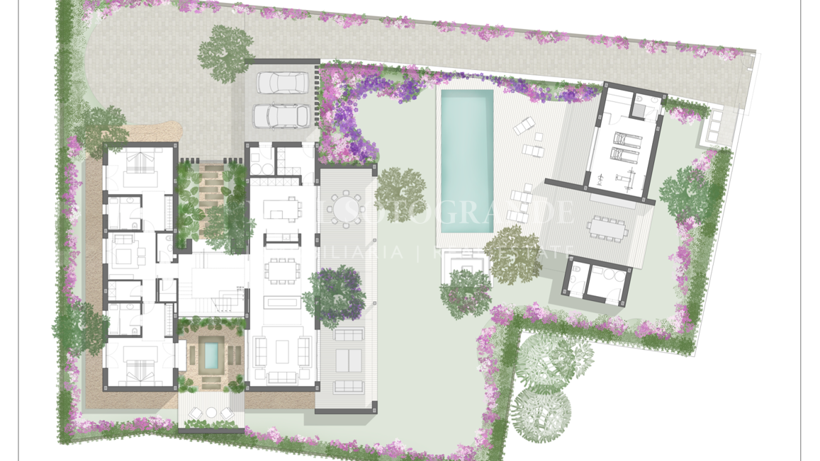 Villa Evening Primrose - Neues zeitgenössisches Villenprojekt zum Verkauf in Sotogrande Alto
