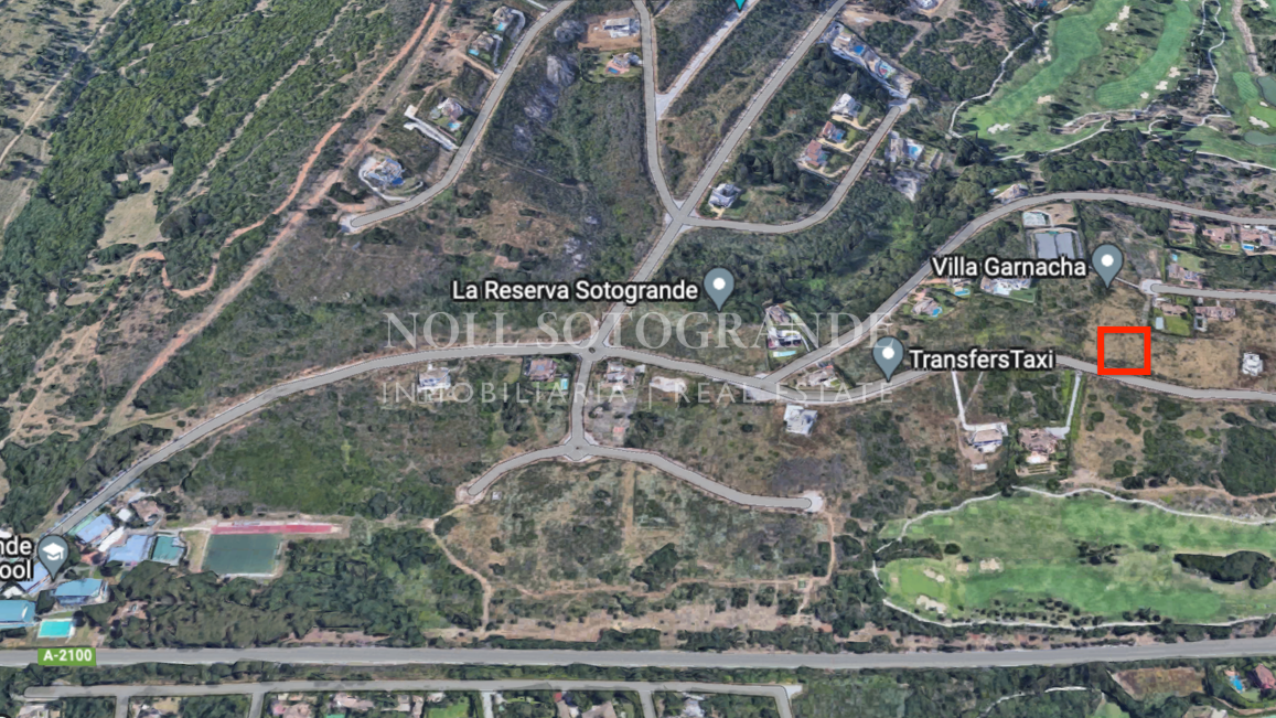 Grundstück in Südlage zum Verkauf in La Reserva de Sotogrande.