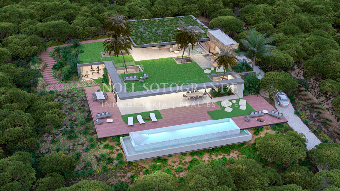 Villa Gillyflower - Hochmodernes Villa-Projekt zum Verkauf in Sotogrande Alto