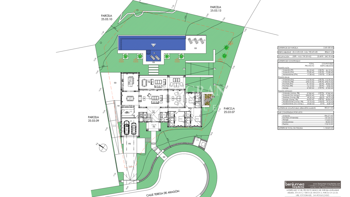 Grundstück zum Verkauf in Sotogrande Kings and Queens mit Projekt und erteilter Lizenz