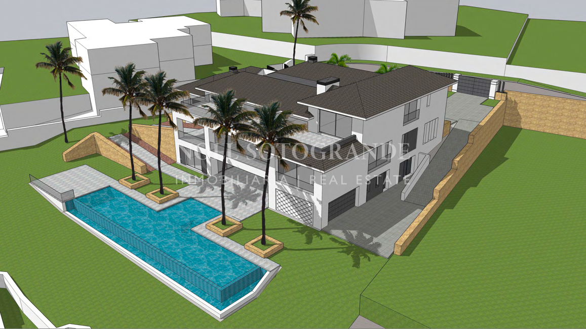 Grundstück zum Verkauf in Sotogrande Kings and Queens mit Projekt und erteilter Lizenz