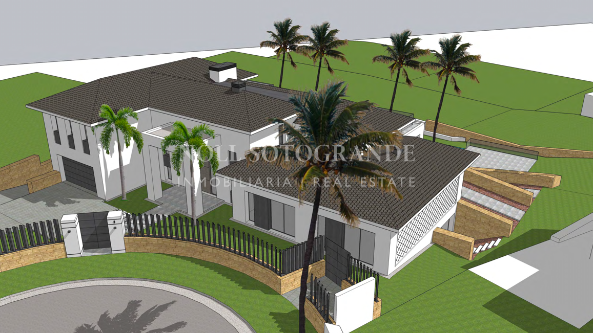 Grundstück zum Verkauf in Sotogrande Kings and Queens mit Projekt und erteilter Lizenz