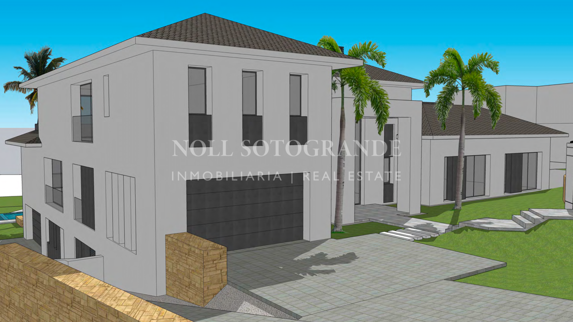 Grundstück zum Verkauf in Sotogrande Kings and Queens mit Projekt und erteilter Lizenz