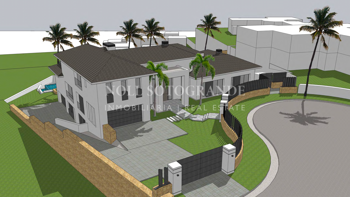 Grundstück zum Verkauf in Sotogrande Kings and Queens mit Projekt und erteilter Lizenz