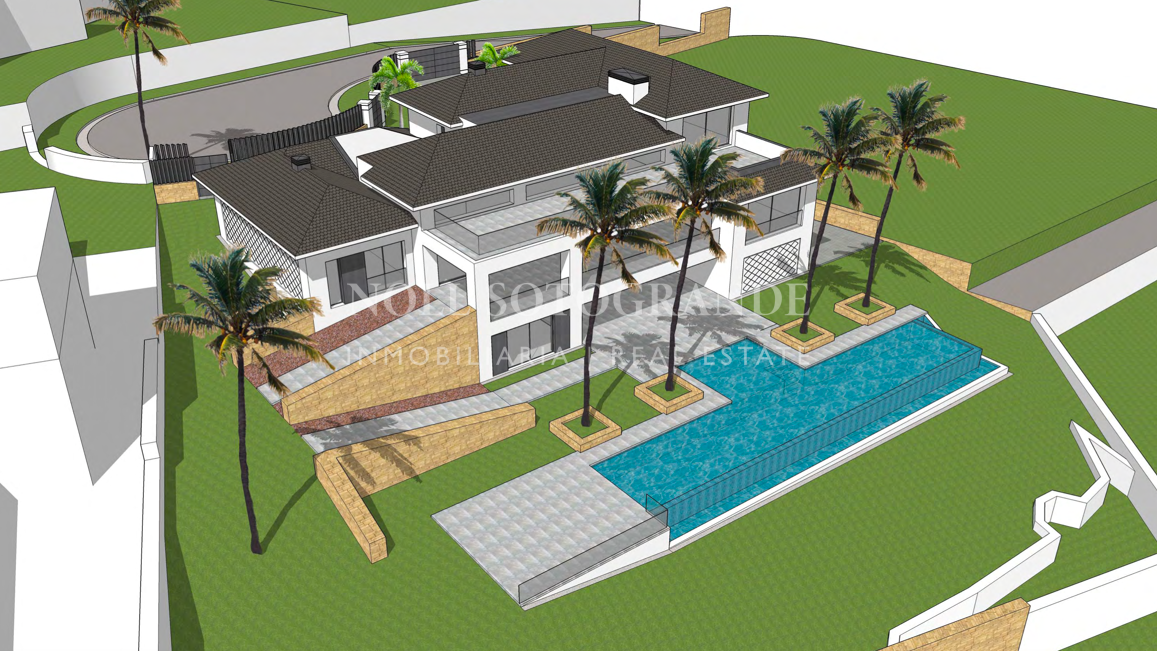 Grundstück zum Verkauf in Sotogrande Kings and Queens mit Projekt und erteilter Lizenz