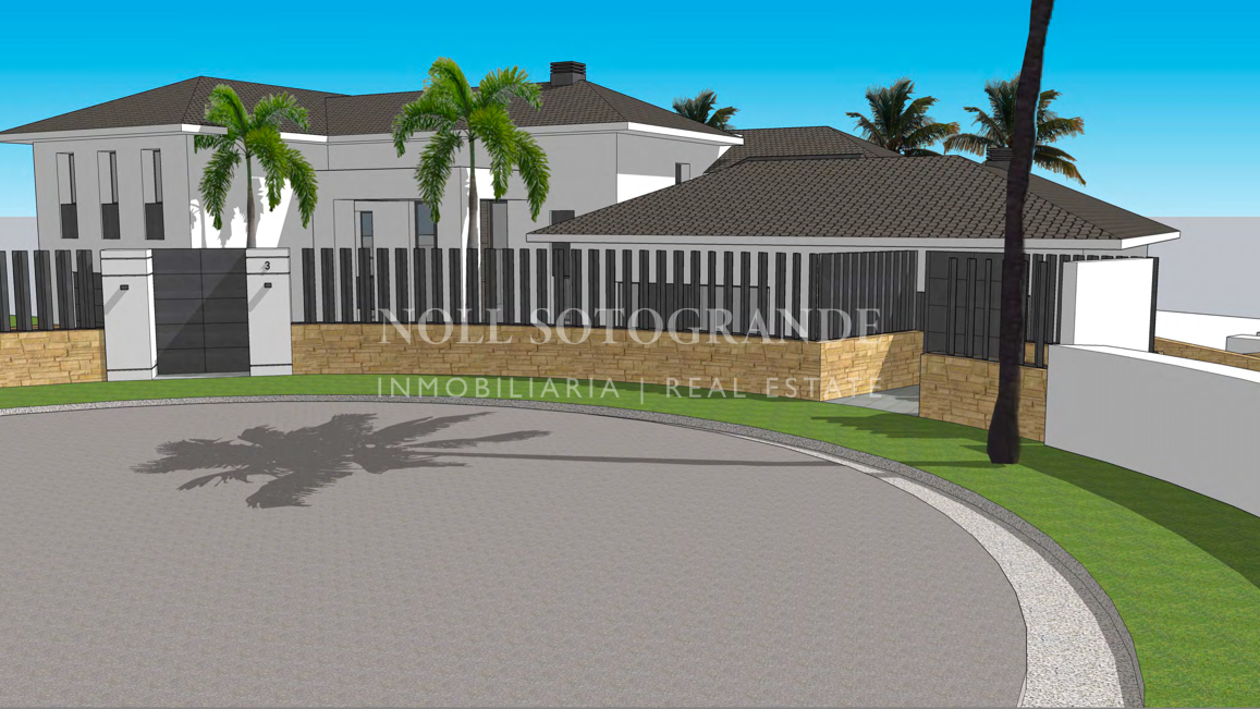 Grundstück zum Verkauf in Sotogrande Kings and Queens mit Projekt und erteilter Lizenz