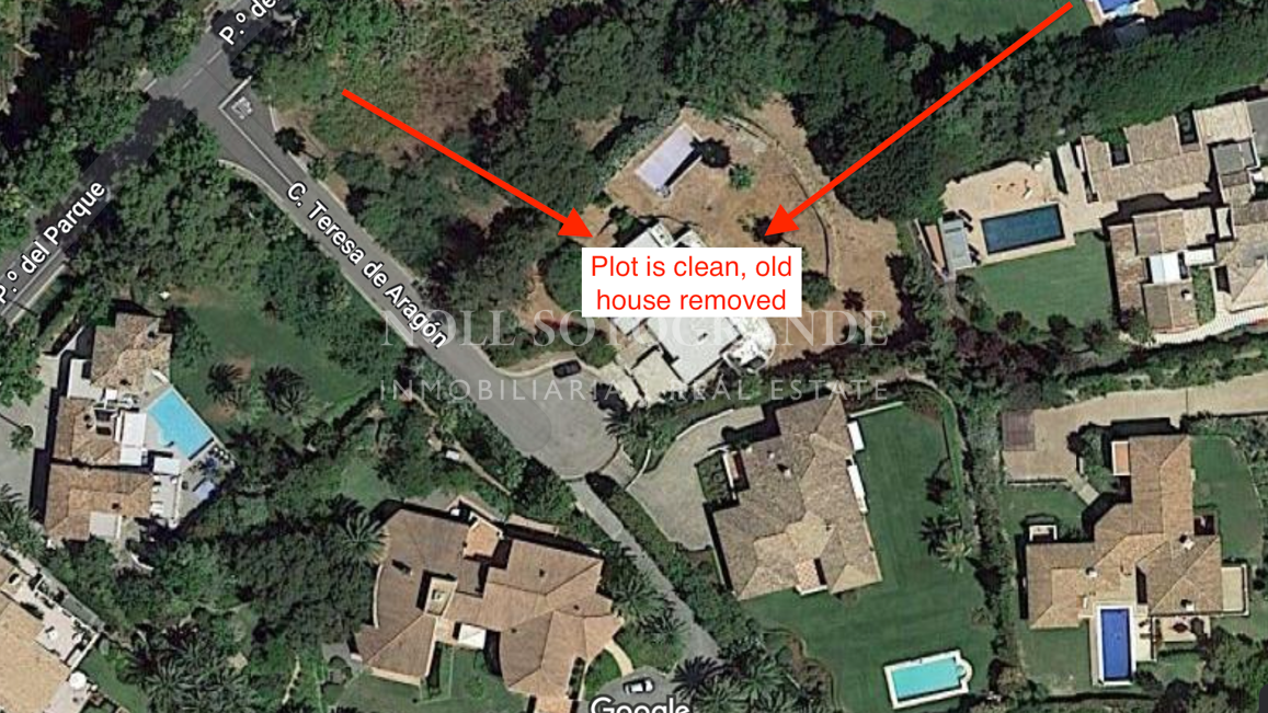 Grundstück zum Verkauf in Sotogrande Kings and Queens mit Projekt und erteilter Lizenz