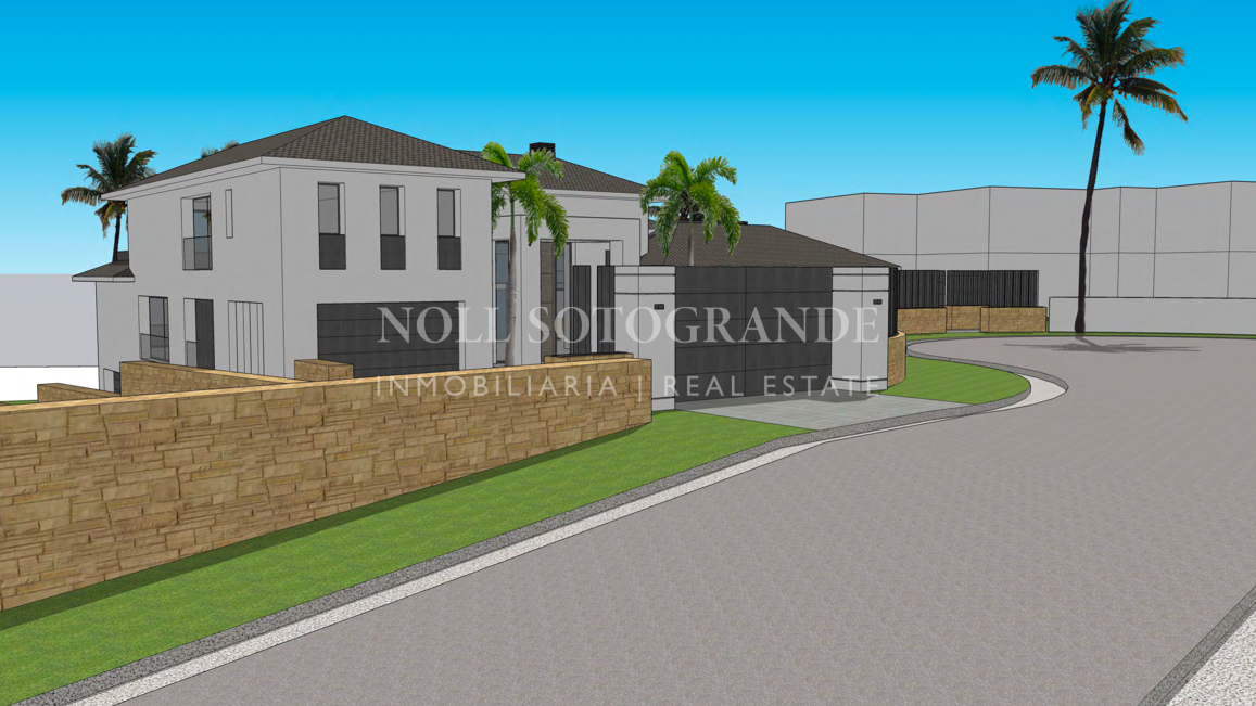 Grundstück zum Verkauf in Sotogrande Kings and Queens mit Projekt und erteilter Lizenz