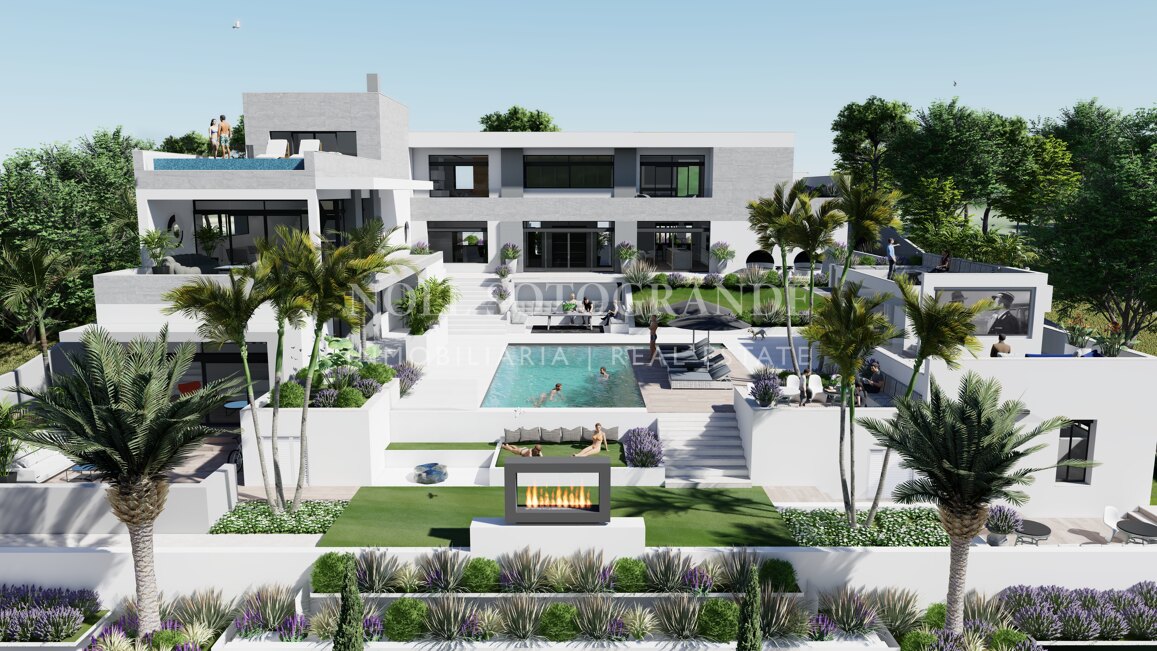 Grundstück mit Villa-Projekt zum Verkauf in Sotogrande Alto, Sotogrande