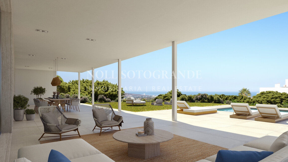 Villa Goldenrod - Neues modernes Villa Projekt mit Meerblick