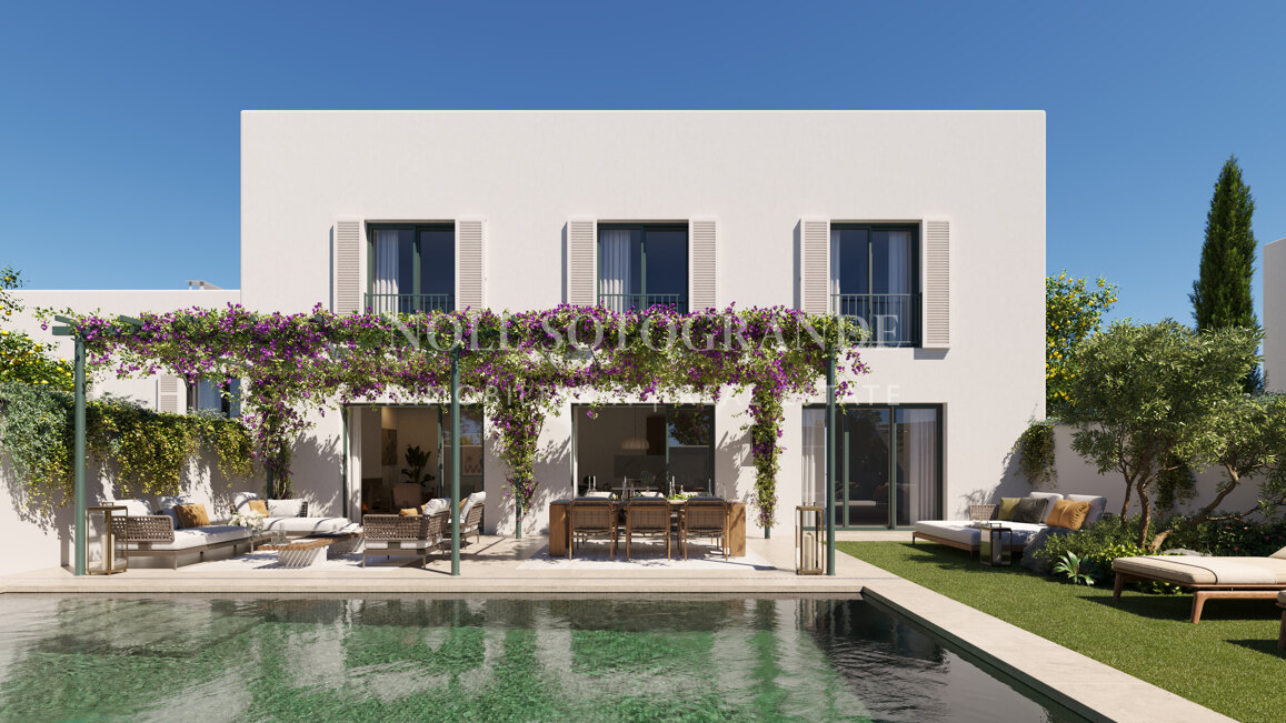 Moderne Häuser am Golfplatz vom Plan zum Verkauf in La Reserva