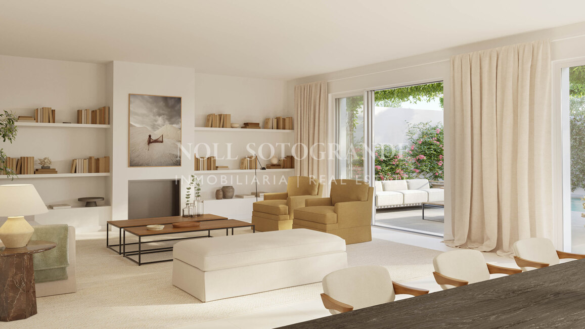 Moderne Häuser am Golfplatz vom Plan zum Verkauf in La Reserva