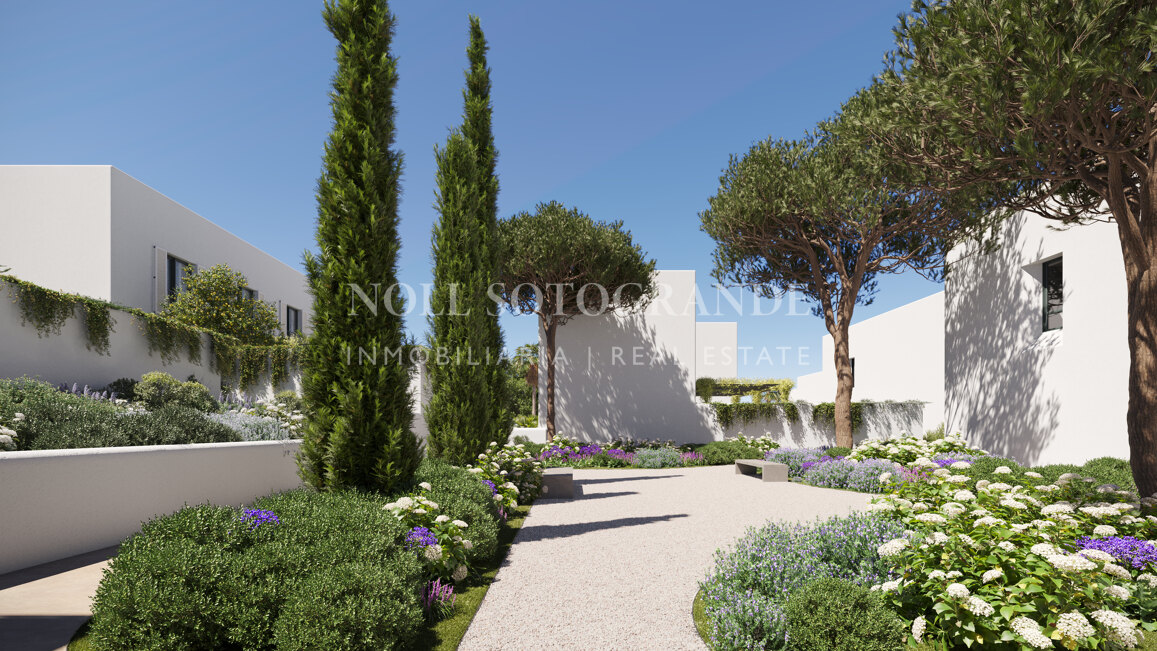 Moderne Häuser am Golfplatz vom Plan zum Verkauf in La Reserva