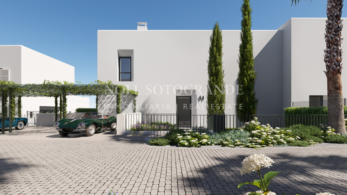 Moderne Häuser am Golfplatz vom Plan zum Verkauf in La Reserva