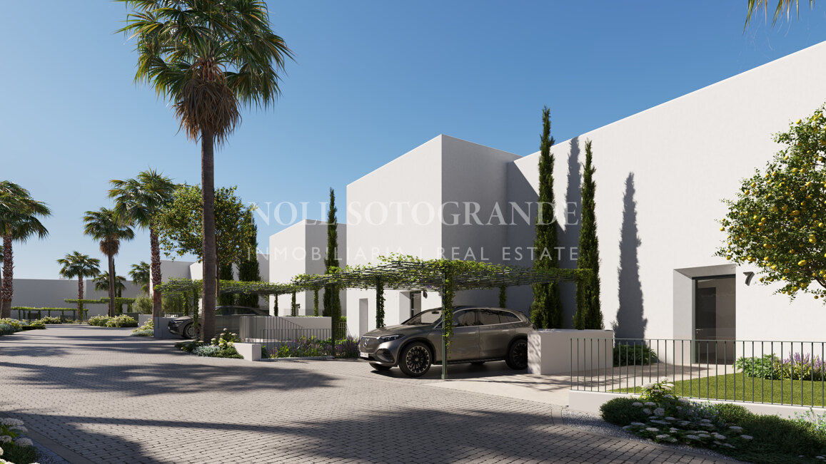 Moderne Häuser am Golfplatz vom Plan zum Verkauf in La Reserva