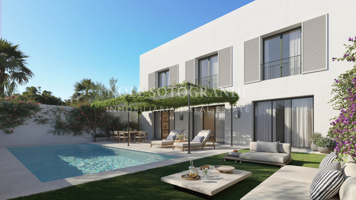 Moderne Häuser am Golfplatz vom Plan zum Verkauf in La Reserva