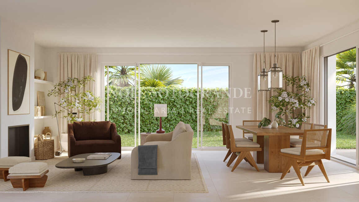 Moderne Häuser am Golfplatz vom Plan zum Verkauf in La Reserva