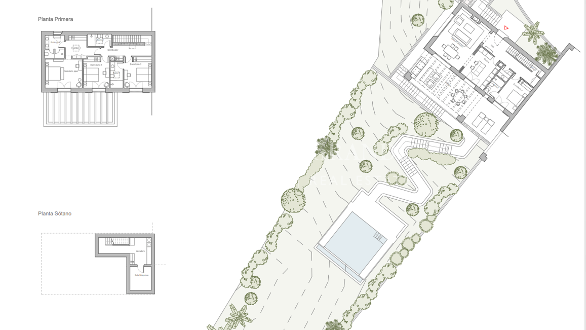 Moderne Häuser am Golfplatz vom Plan zum Verkauf in La Reserva
