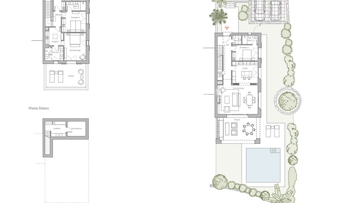 Moderne Häuser am Golfplatz vom Plan zum Verkauf in La Reserva