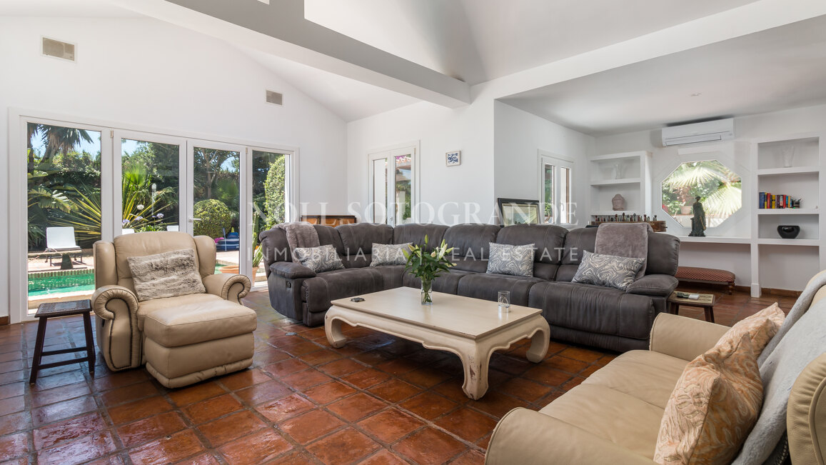 Casa Zana Luxusvilla mit Meerblick zur kurzfristigen Vermietung in Sotogrande Alto