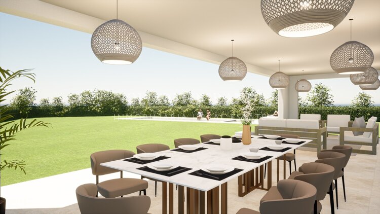 Moderne Eleganz einer neuen Villa zum Verkauf in Sotogrande