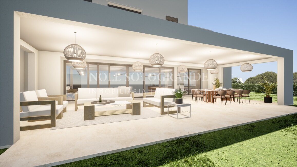 Moderne Eleganz einer neuen Villa zum Verkauf in Sotogrande
