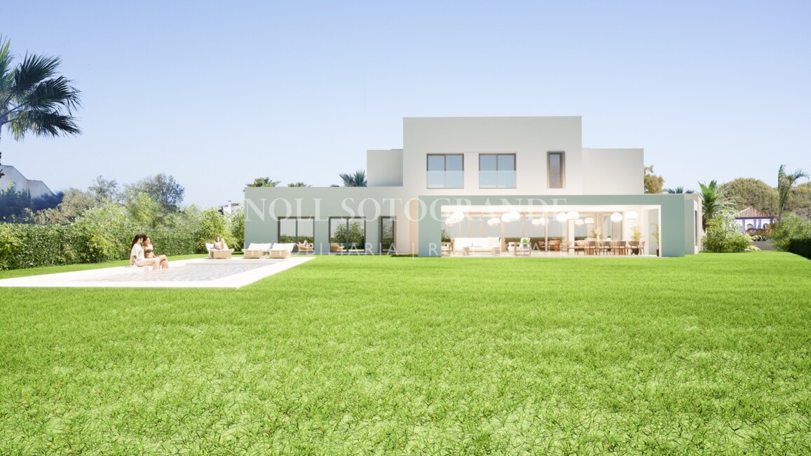Moderne Eleganz einer neuen Villa zum Verkauf in Sotogrande