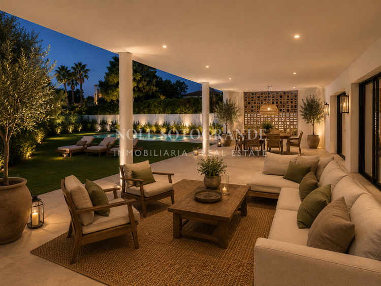 Moderne Eleganz einer neuen Villa zum Verkauf in Sotogrande