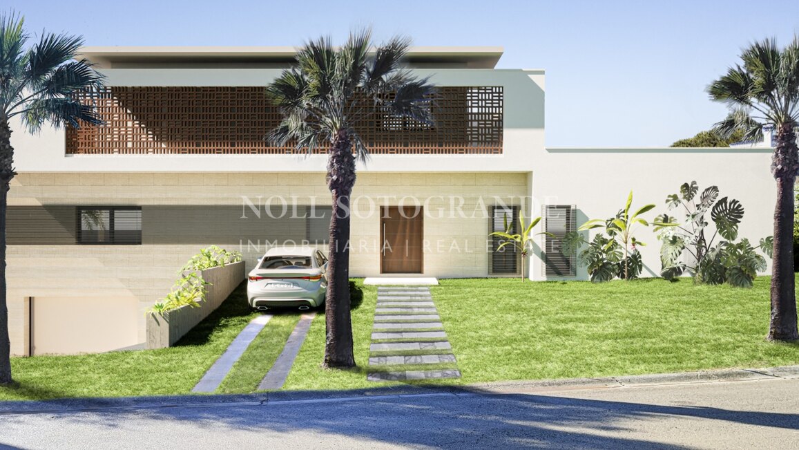 Moderne Eleganz einer neuen Villa zum Verkauf in Sotogrande