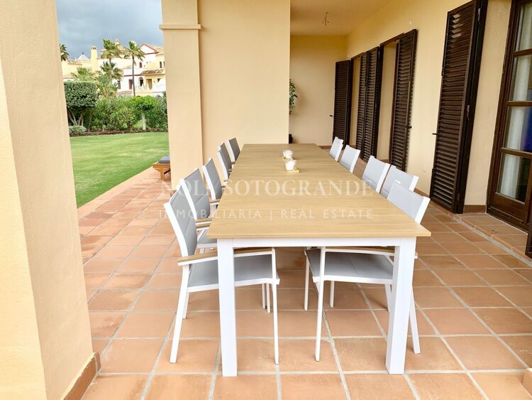 Luxury villa with golf course views in Los Cortijos de la Reserva, Sotogrande