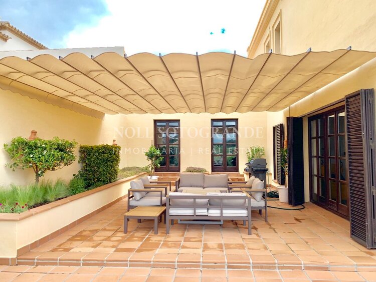 Luxury villa with golf course views in Los Cortijos de la Reserva, Sotogrande