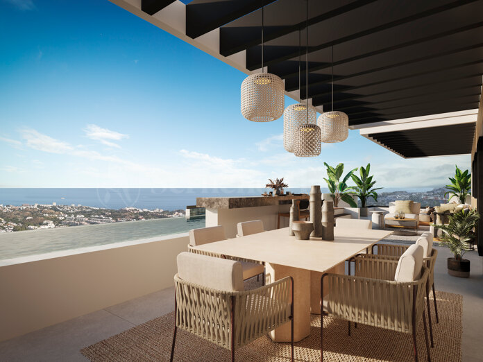 Exclusive 3 bedrooms apartment in a new development in Benalmádena