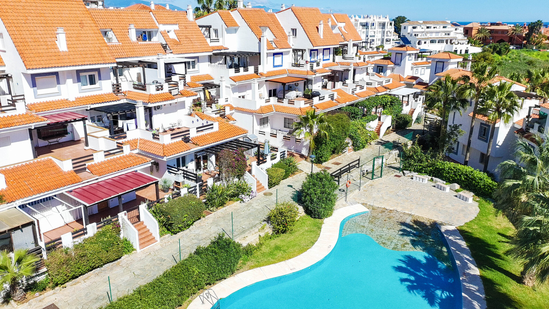 Ground Floor Apartment with Large Terrace Next to the Pool in Vistalmar Norte, Manilva