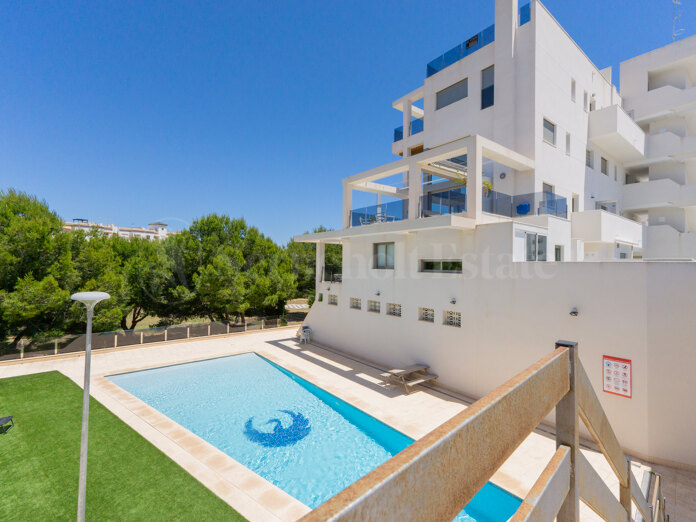 Lyxig modern takvåning med panoramautsikt över havet i La Zenia